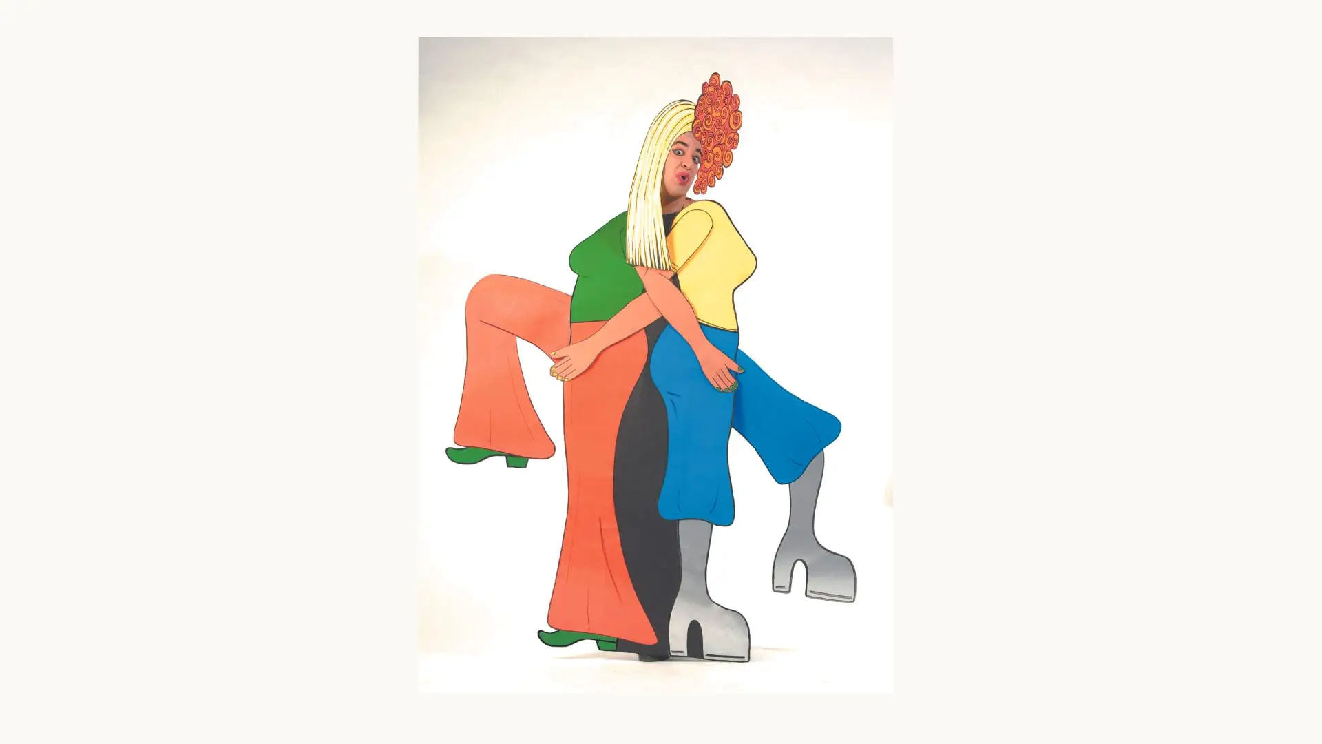 Ennio as a paper pop duo