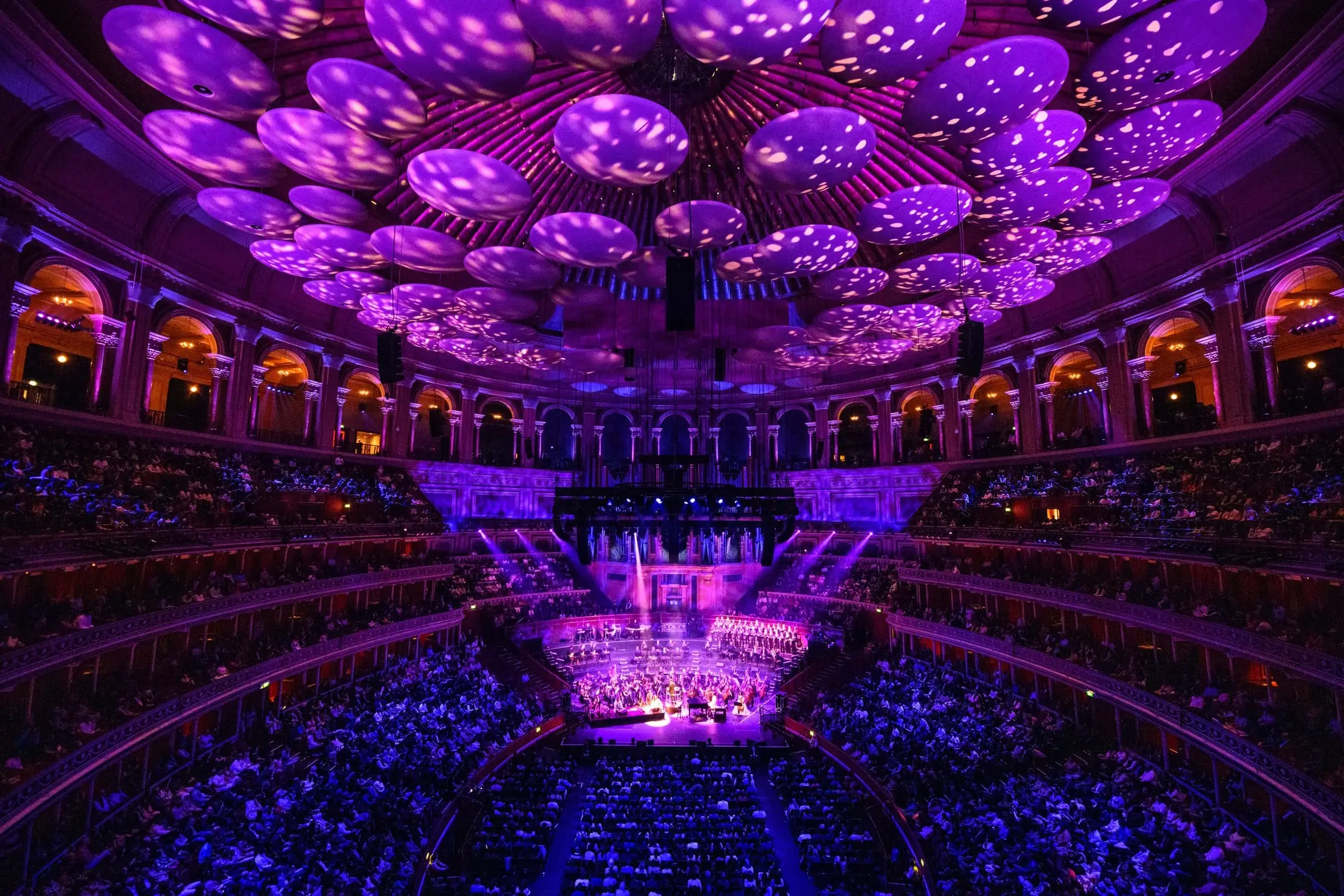The Royal Albert Hall full for The Orchestral Qawwali Project